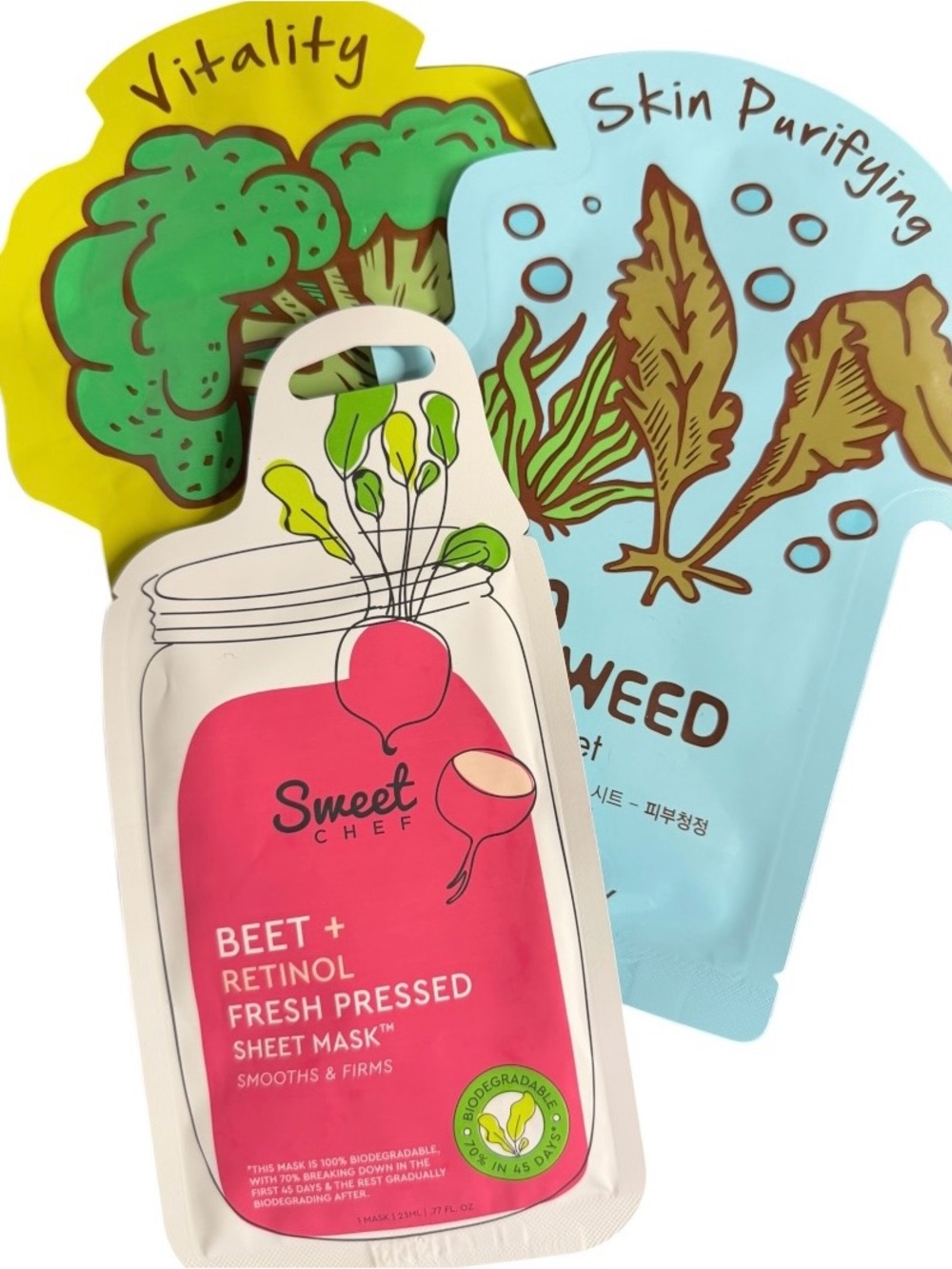 Face Mask Trio: Sweet Chef & Tonymoly
